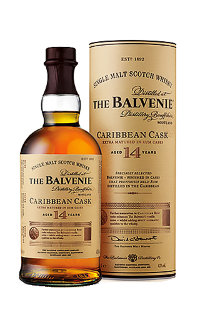 Виски Balvenie Caribbean Cask 14 Y.O. Malt Scotch Whisky 0.7 л