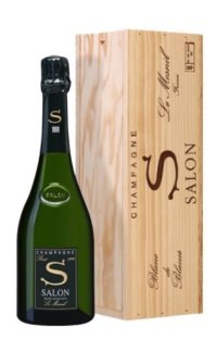 Шампанское Salon Le Mesnil Blanc de Blancs 1999 1.5 л в деревянном ящике