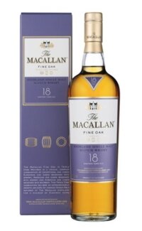 Виски Macallan Fine Oak 18 Years Old 0.7 л в коробке