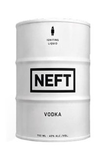 Водка Vodka Neft (White barrel) 0.7 л